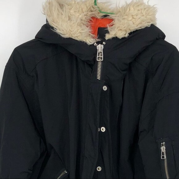 Wilfred free bomber puffer  jacket zippered hood - Picture 2 of 14